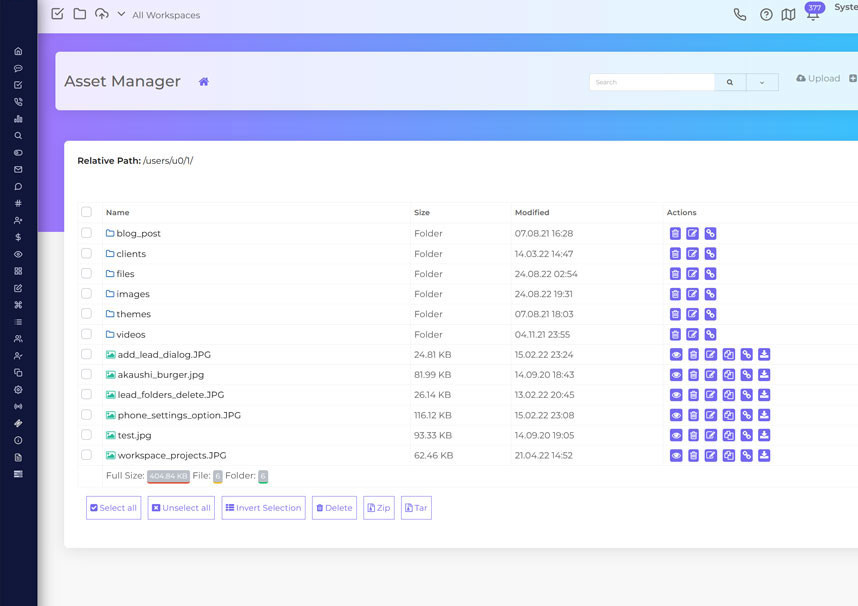 CLient Dashboards